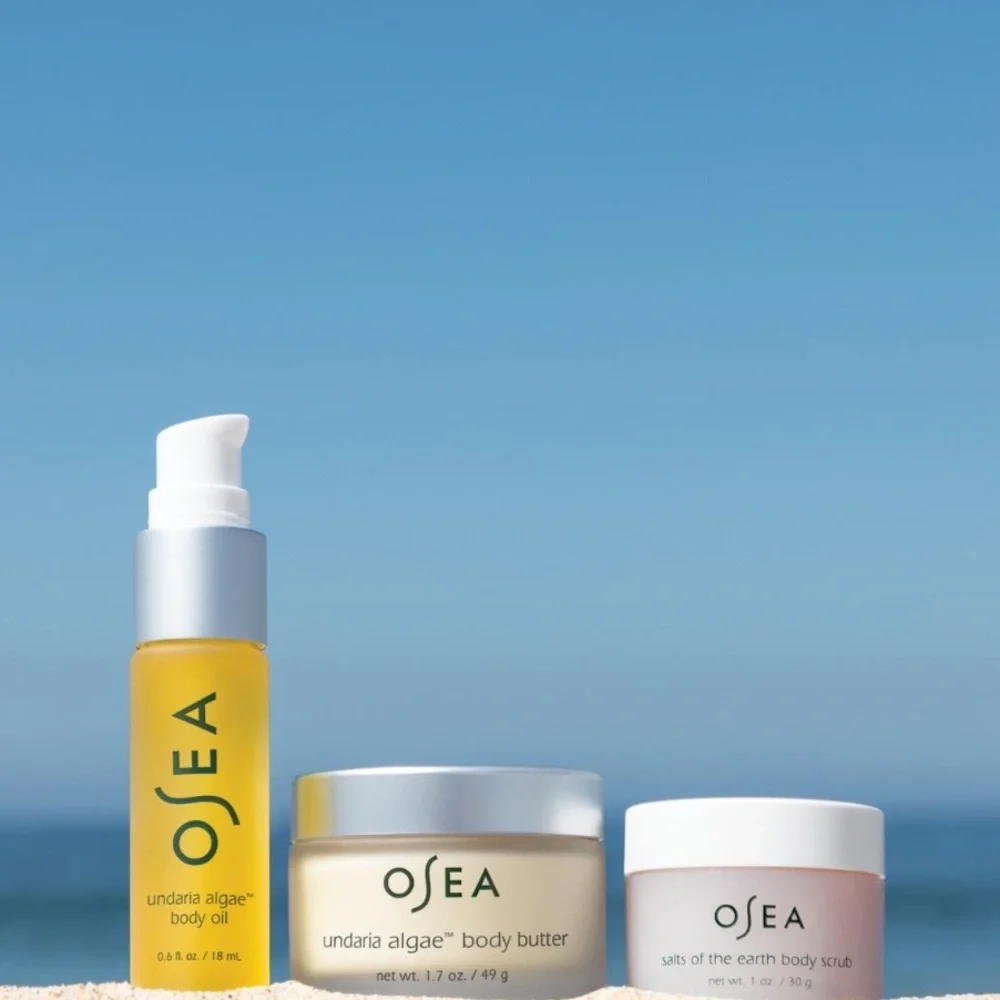 OSEA Glow All Over Body Travel Size Set Value $52